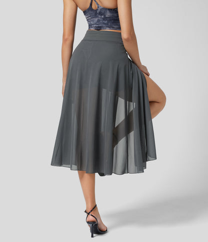 Emma ...Livan | Elegancka spódnica 2 w 1