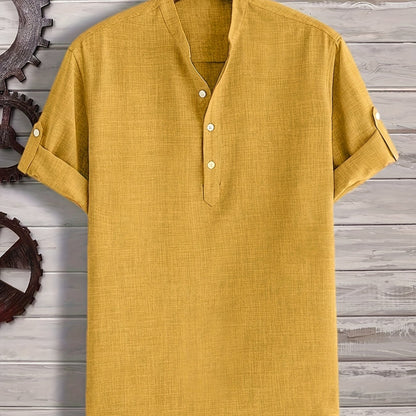 Karol - Pomarańczowy Henley