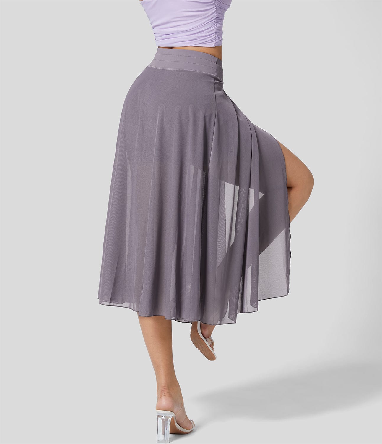 Spódnica midi 2 w 1 Livia