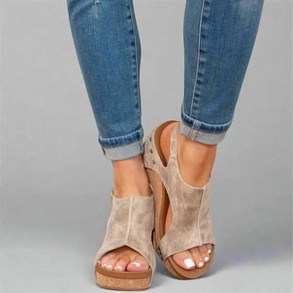 Mechthild | Sandały ortopedyczne z materiału premium