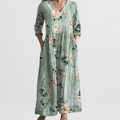 Sukienka maxi Serena w kwiaty