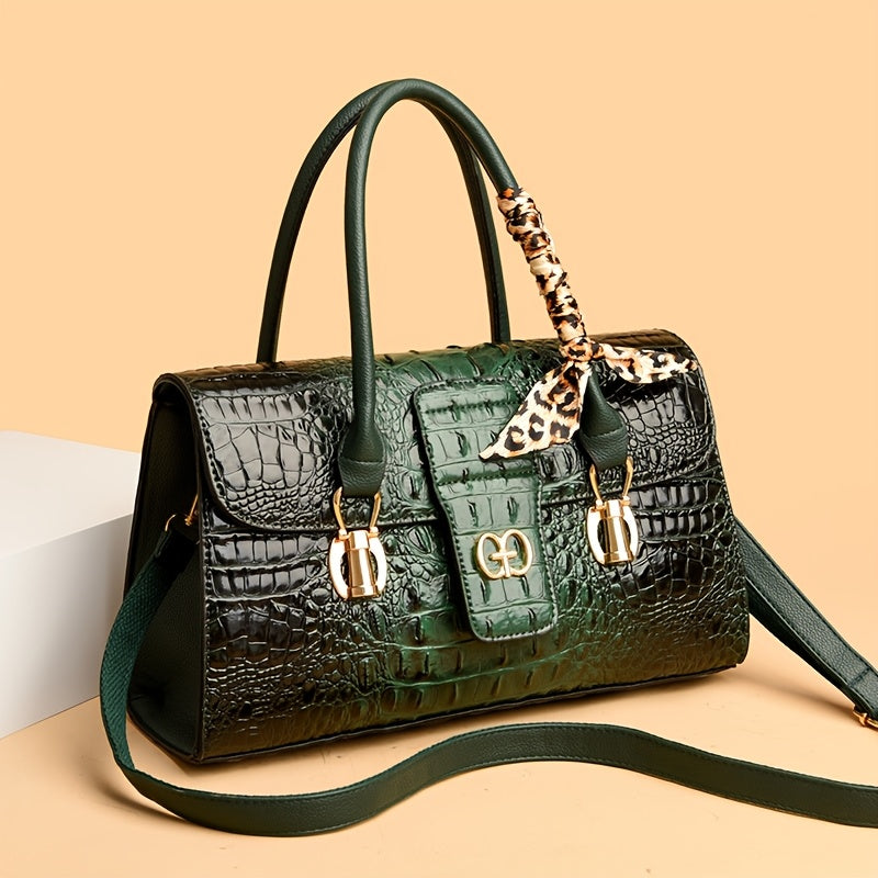 Matylda - Torebka Krokodylowa Magnetyczna