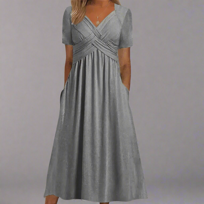 Jarnwina | Elegancka sukienka maxi idealnie dopasowana