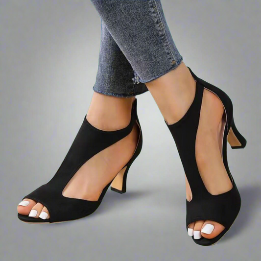 Heidrun | Eleganckie wygodne buty na obcasie