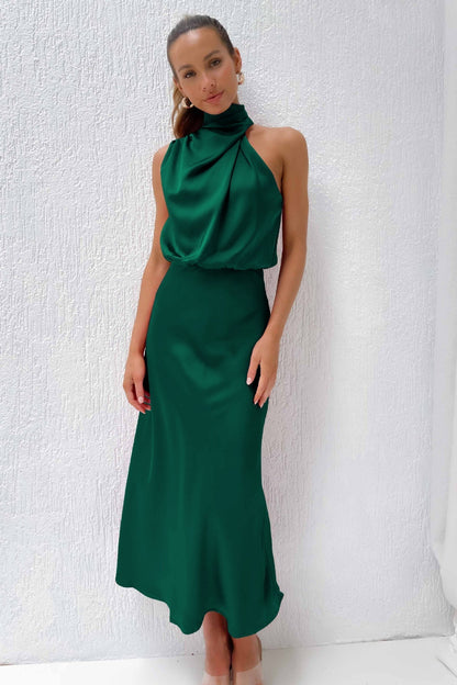 Valeria™ | Sukienka maxi z dekoltem halter