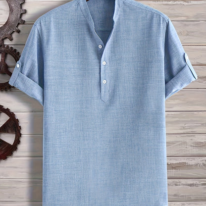 Karol - Pomarańczowy Henley