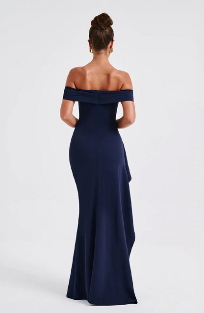 Zofia Sculptée deLuxe długa sukienka maxi