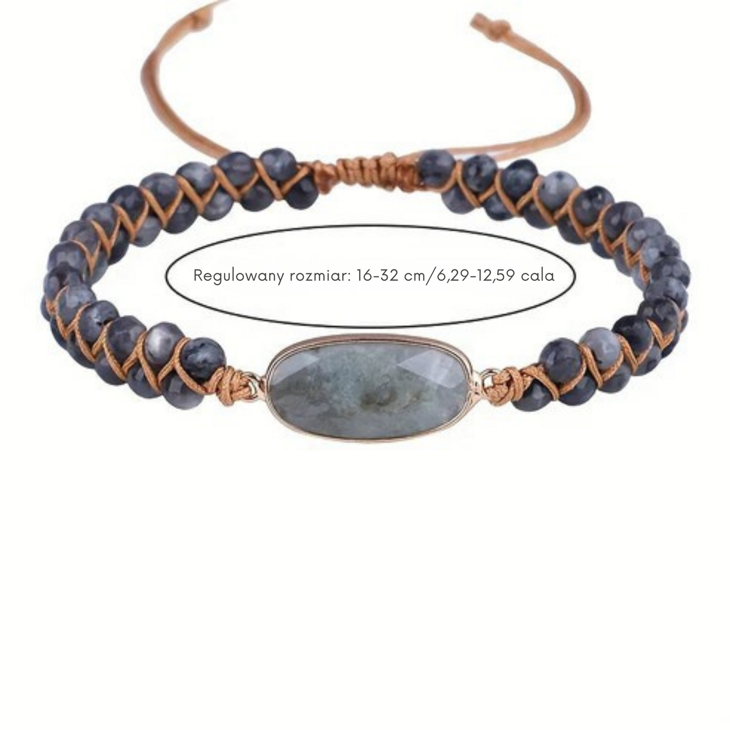 Kornelia - Bransoletka Labradoritowa Vintage