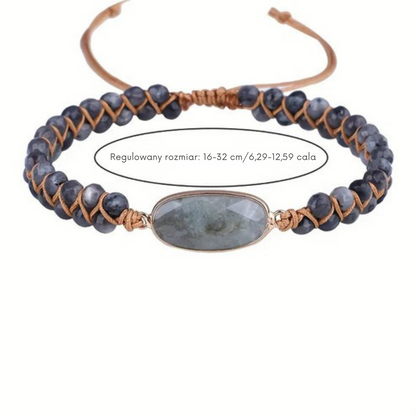 Kornelia - Bransoletka Labradoritowa Vintage