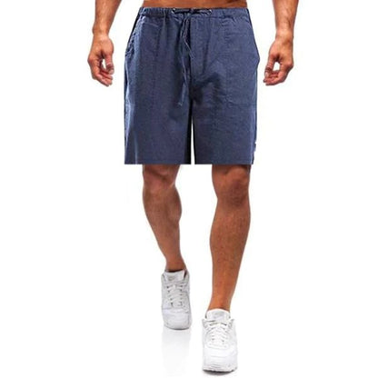 Olgierd / Luźne lniane szorty casual