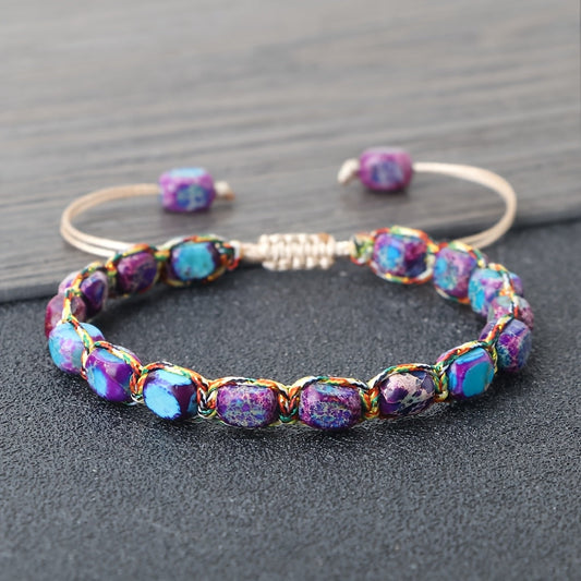 Marcelina - Bransoletka Vintage w Błękitach