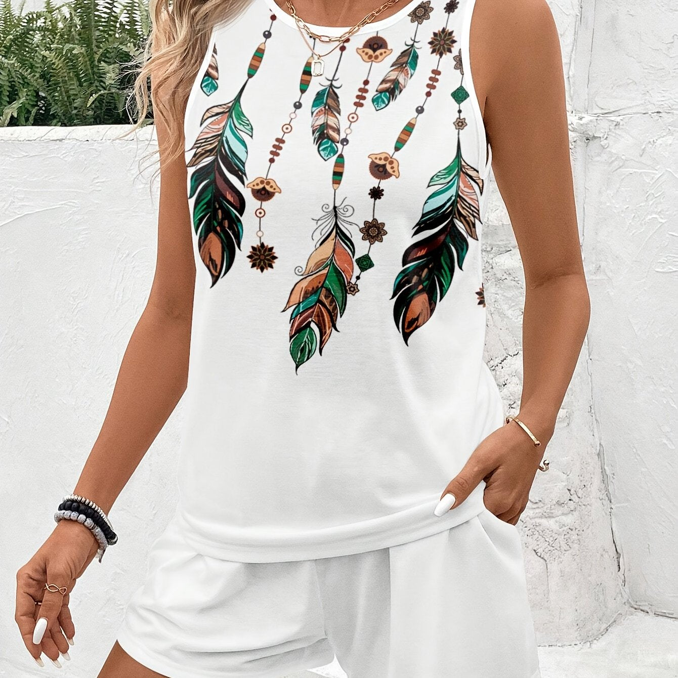 Laura – Letni Komplet Kamizelka + Szorty