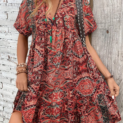 Cecylia – Sukienka Plus Size Z Falbanką
