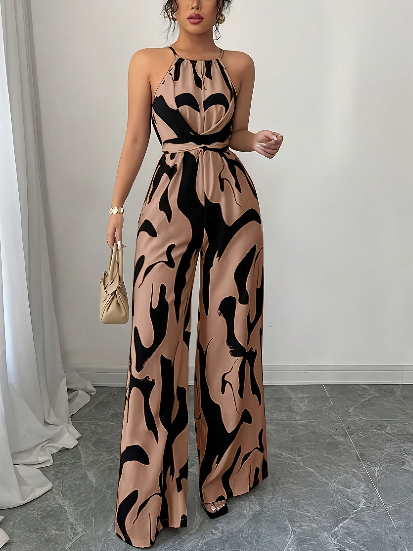 Celina - Kombinezon Płomienny Plus Size