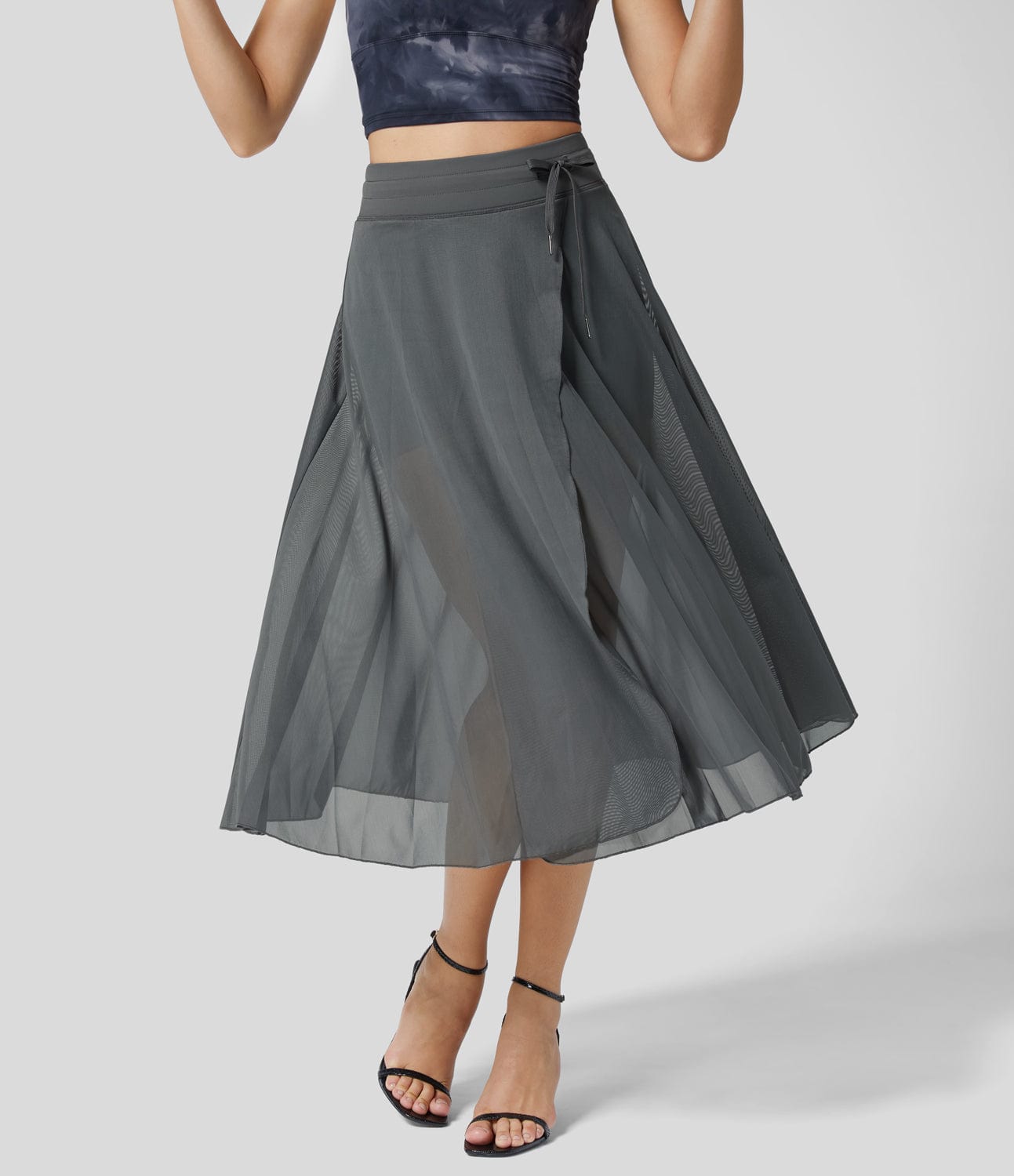 Spódnica midi 2 w 1 Livia