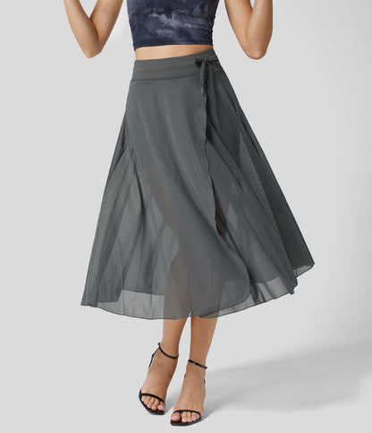 Spódnica midi 2 w 1 Livia