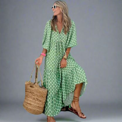 Paldruna | Elegancka sukienka maxi o wygodnym kroju
