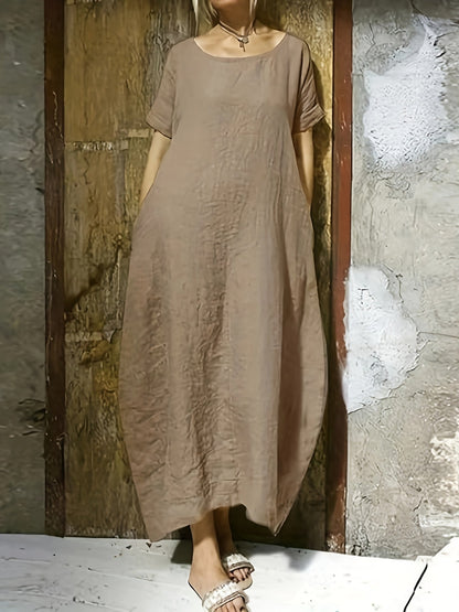 Jolanta – Niebieska Sukienka Maxi
