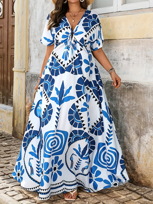 Karina – Sukienka Maxi Z Wiązaniem W Pasie