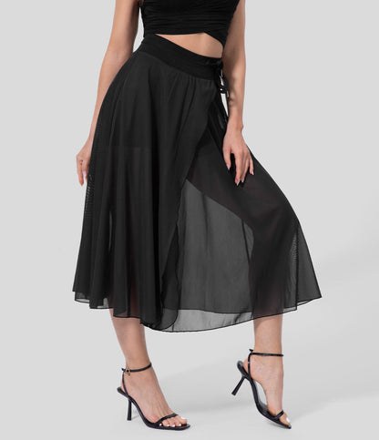 Spódnica midi 2 w 1 Livia