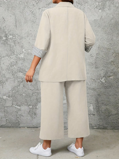 Marlena - Elegancki Zestaw z Blazerem