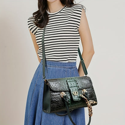 Matylda - Torebka Krokodylowa Magnetyczna