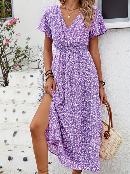 Sara / Kwiatowa Sukienka Maxi