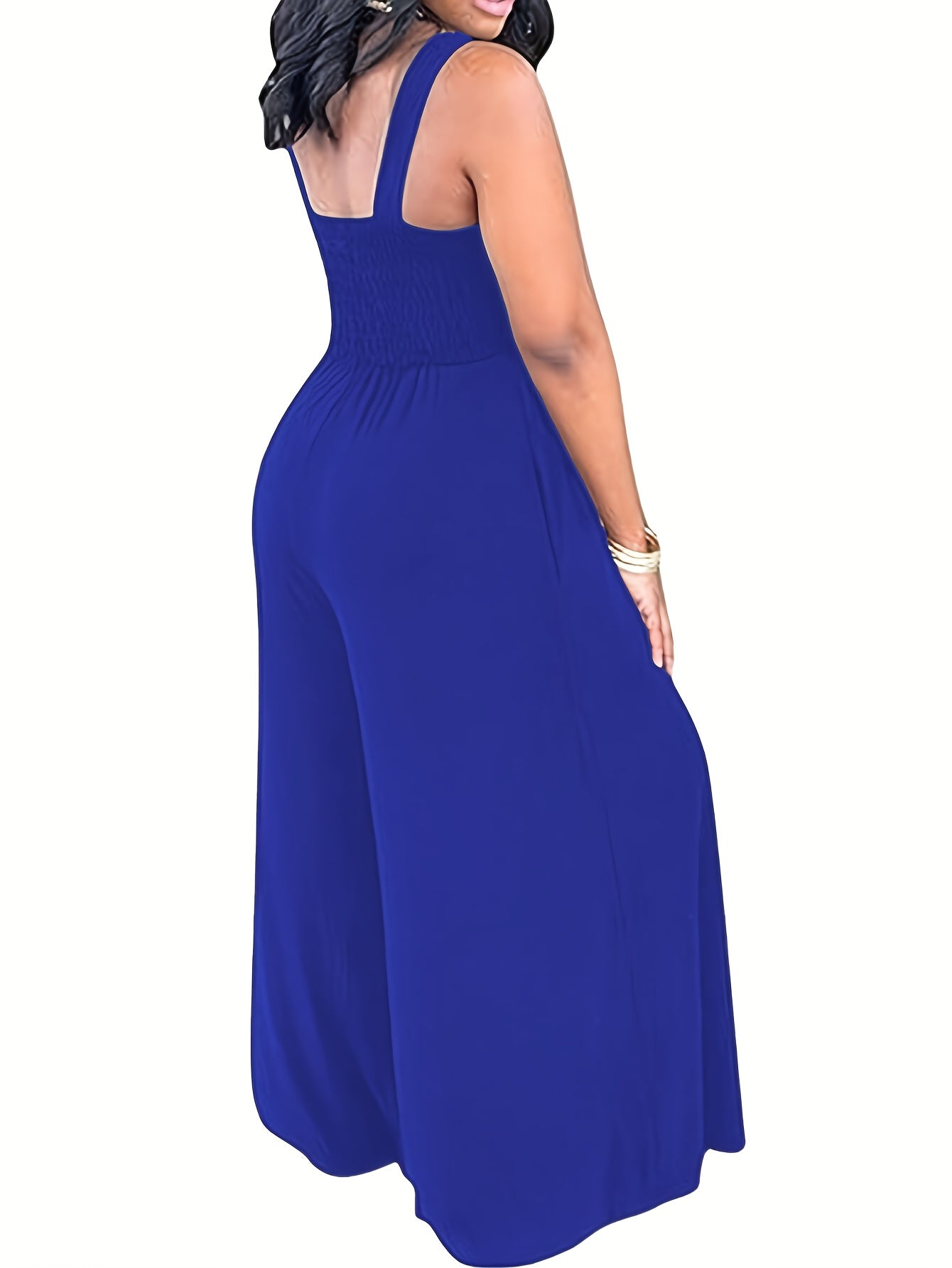 Eliza - Kombinezon Off-Shoulder z Kieszeniami