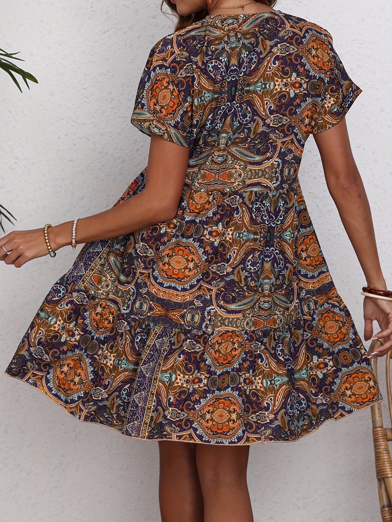 Ania / Sukienka Wzór Paisley