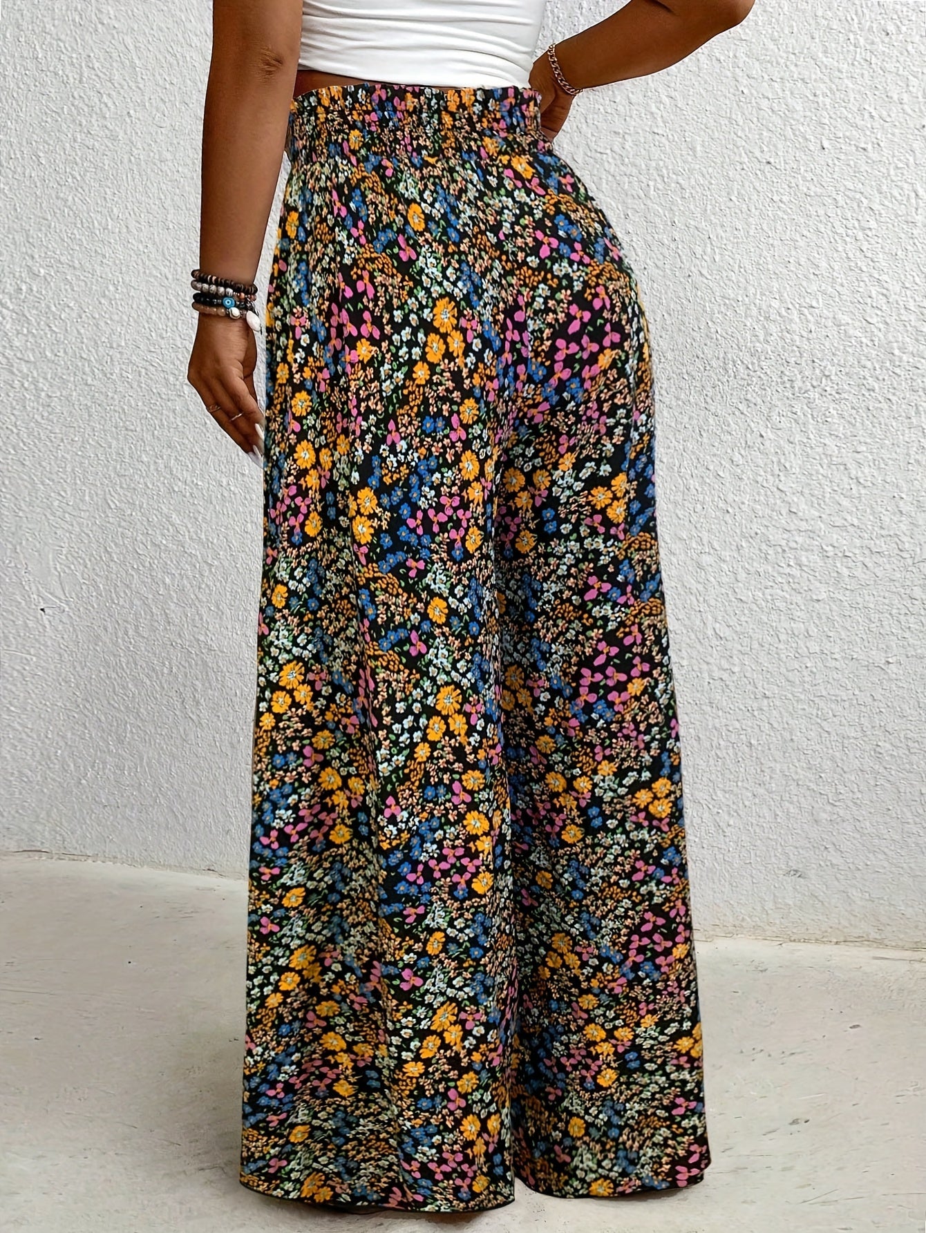 Kwiatina – Wyszczuplające Kwiatowe Spodnie