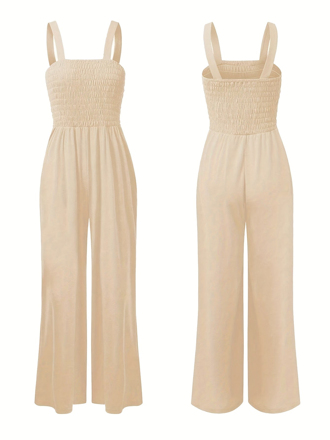 Eliza - Kombinezon Off-Shoulder z Kieszeniami