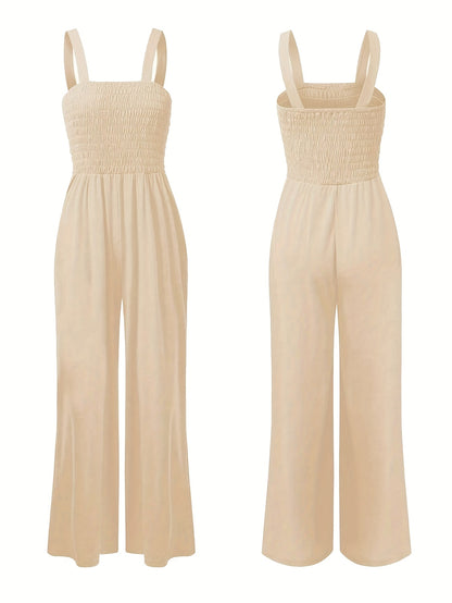 Eliza - Kombinezon Off-Shoulder z Kieszeniami