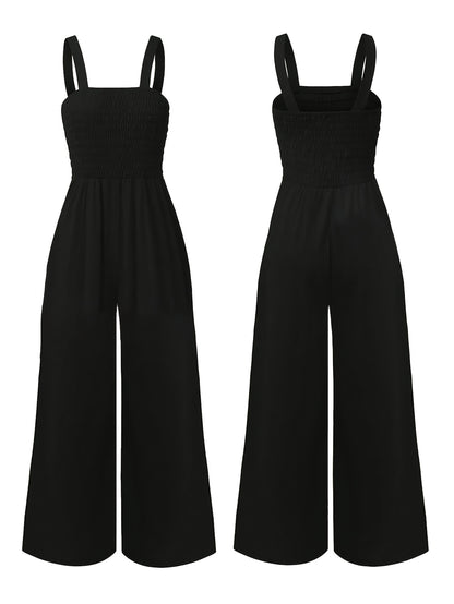 Eliza - Kombinezon Off-Shoulder z Kieszeniami