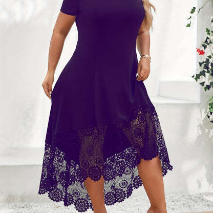 Sukienka Karolina plus size z odkrytymi ramionami, elegancka