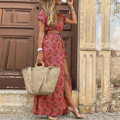 Zuzanna | Elegancka sukienka boho w szykownym stylu
