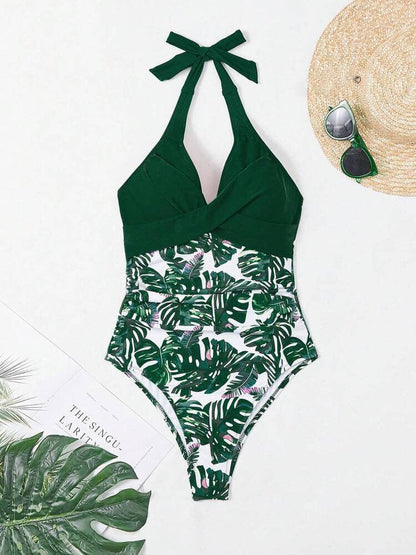 Isalina Tropical Twist-Front Strój kąpielowy