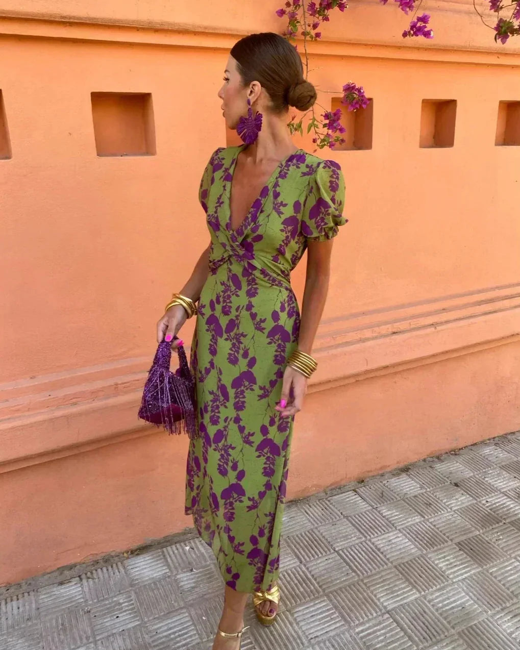 Melys | Elegancka i uniwersalna letnia sukienka