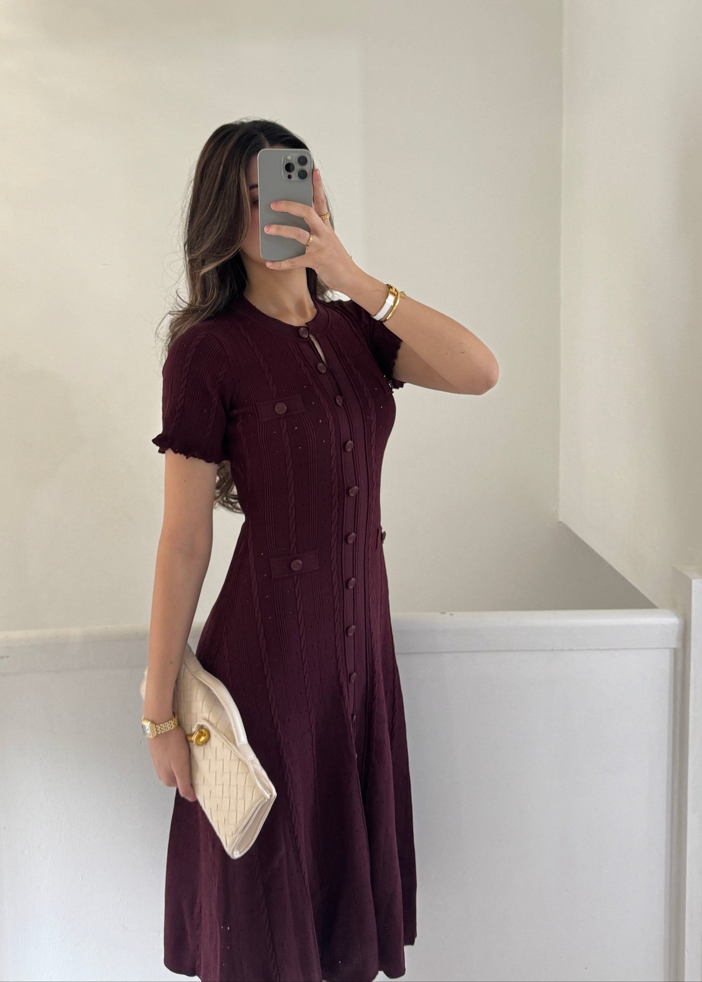 Angelika | Sukienka Tweed