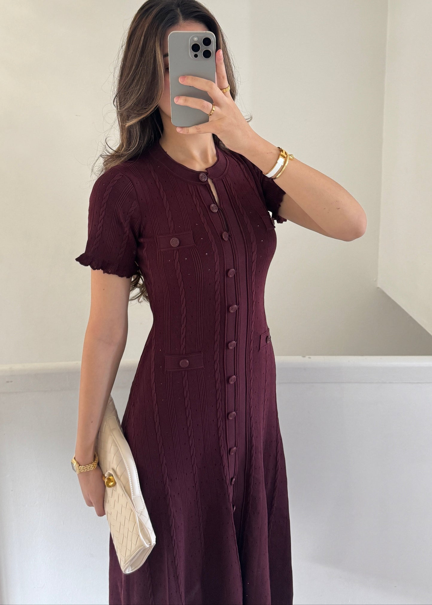 Angelika | Sukienka Tweed