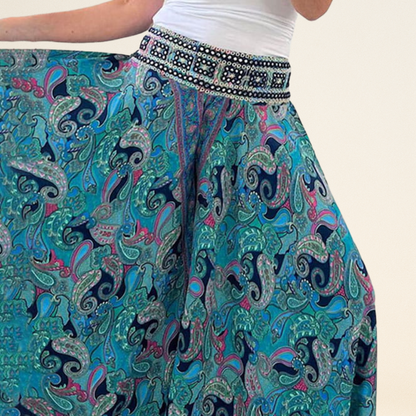 Kelly – Kolorowe spodnie palazzo