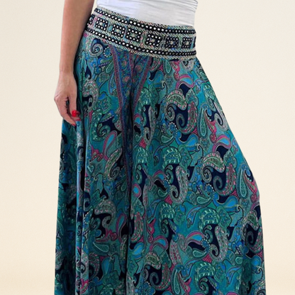 Kelly – Kolorowe spodnie palazzo