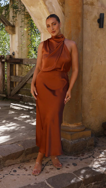 Sukienka midi Amara Satin Couture