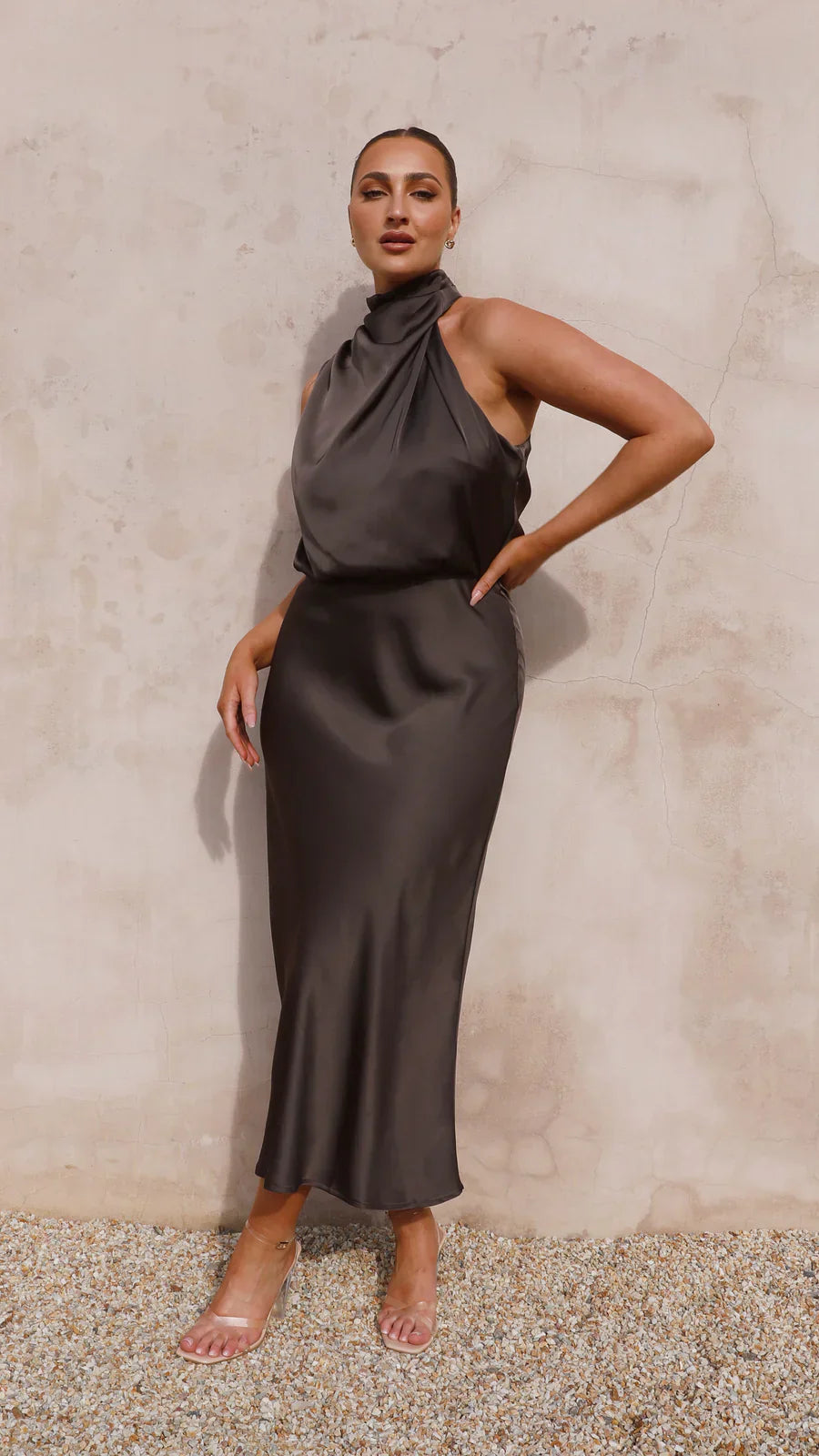 Sukienka midi Amara Satin Couture