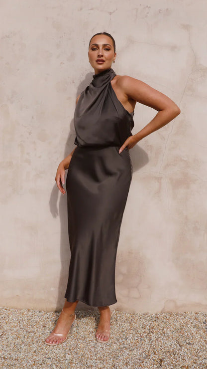 Sukienka midi Amara Satin Couture