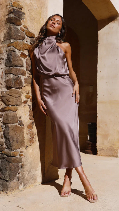 Sukienka midi Amara Satin Couture