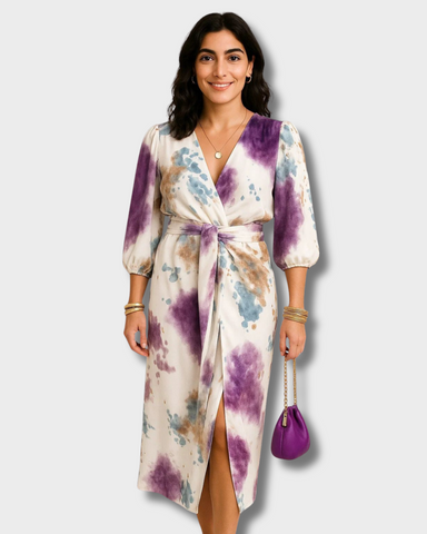 Larissa - Komplet w kwiaty