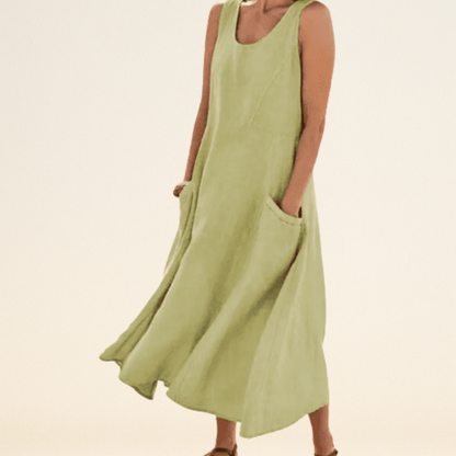 Lulu - Elegancka sukienka z kieszeniami