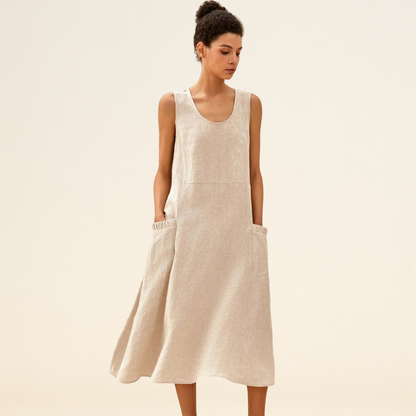 Lulu - Elegancka sukienka z kieszeniami