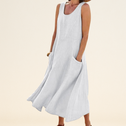 Lulu - Elegancka sukienka z kieszeniami