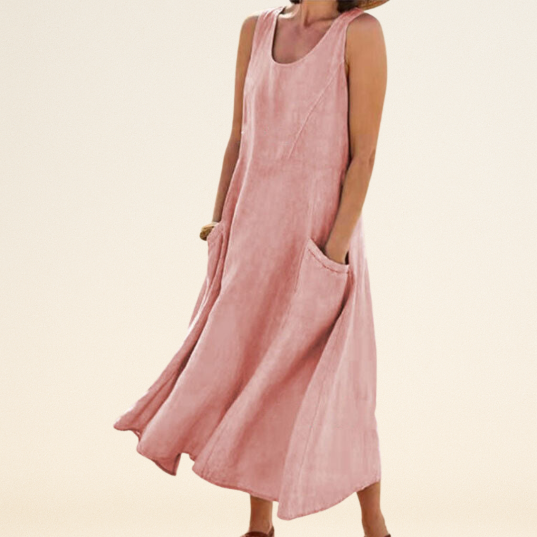 Lulu - Elegancka sukienka z kieszeniami